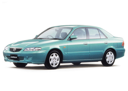 Ворсовые коврики на Mazda Capella VII 1997 - 2002 в Рязани