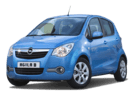 Ворсовые коврики на Opel Agila B 2007 - 2014 в Рязани