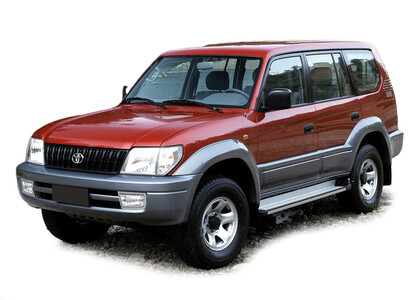 Ворсовые коврики на Toyota Land Cruiser Prado 95 1996 - 2002 в Рязани